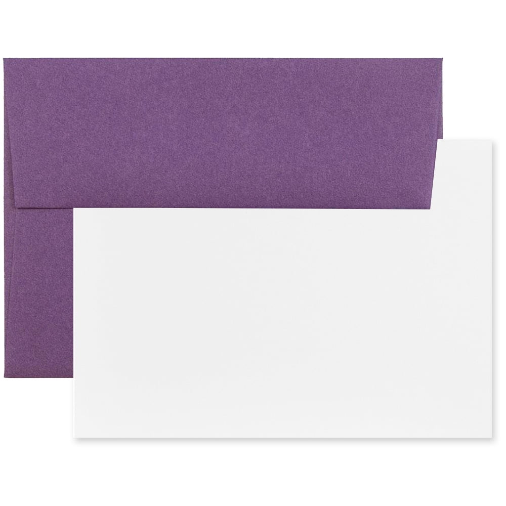 JAM Stationery Set, 4Bar A1 Size, Dark Purple, 25/Pack