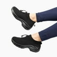 thumbnail image 6 of Womens Breathable Running Shoes Lightweight Comfortable Slip On Walking Shoes Non Slip Athletic Running Shoes, 6 of 7