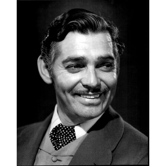 Clark Gable Headshot In Costume For Gone With The Wind Black And White Photo Print (8 x 10) - Item # MVM71643