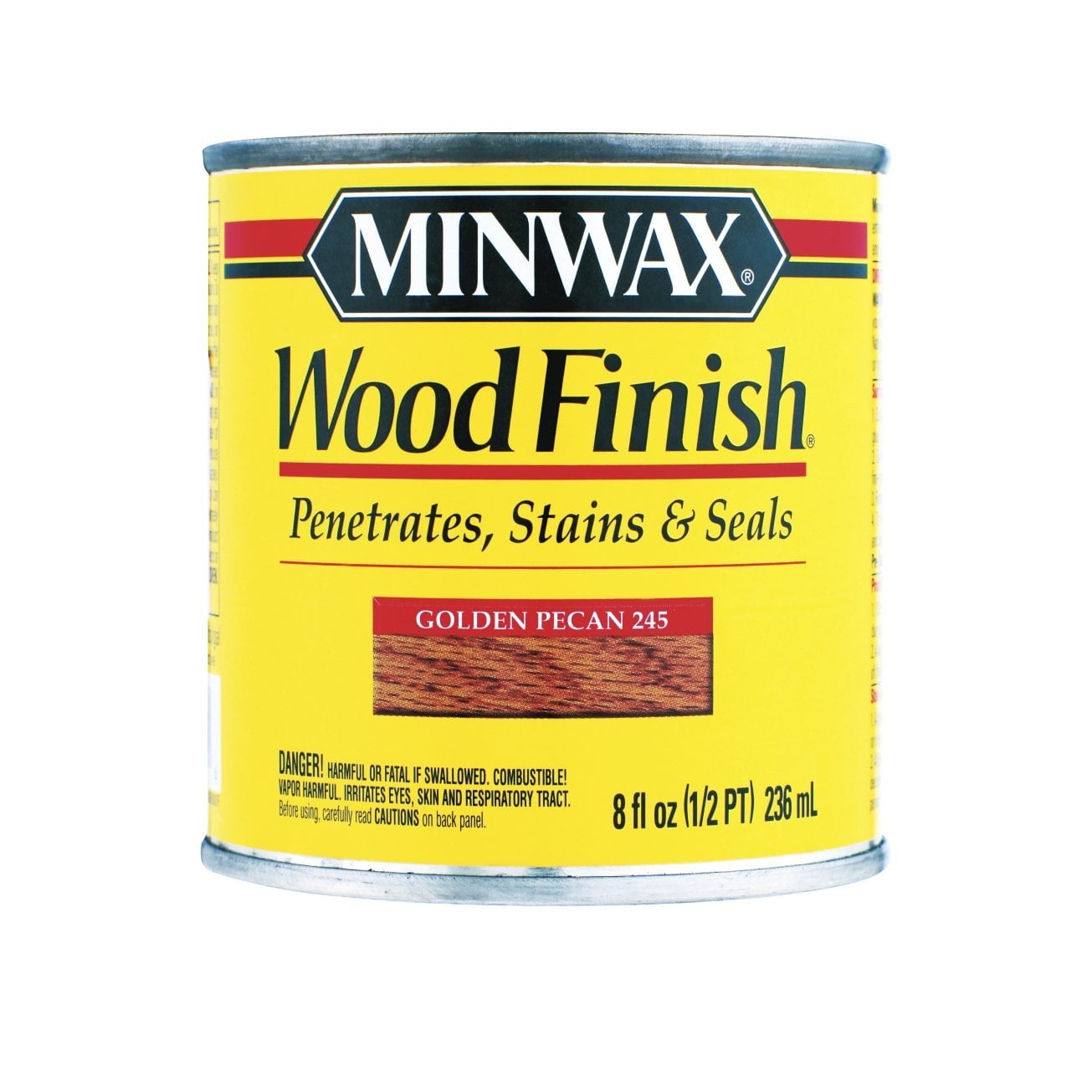 Minwax 22450 1/2 Pint Golden Pecan Wood Finish Interior Wood Stain