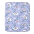thumbnail image 3 of Disney Frozen 2 Elsa and Nokk Plush Toddler Blanket, Lavender, 3 of 6