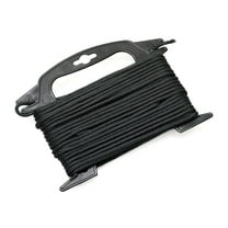 75 Feet Solid Black Pp Rope With Wi