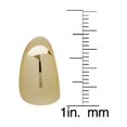 thumbnail image 2 of Dolce Giavonna Gold Plated Thick Huggie Earrings, 2 of 2