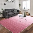 thumbnail image 3 of Yesfashion Carpets Area Rugs Washable 9'*12' Rug Modern Ombre Area Rug Contemporary Floor Rugs Non-Slip Low Pile Floor Cover Indoor Gradient Rug Bedroom,Pink pink 9*12ft, 3 of 7