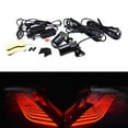 thumbnail image 4 of Car Auto Motorcycle Angel Wing LED Tail Lights  , Simple Installation - Red, 4 of 8