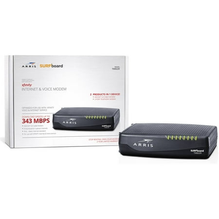 Usb Phone Modem - ARRIS SURFboard TM822R 8x4 Voice Modem DOCSIS 3.0 for Xfinity Comcast