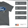 thumbnail image 6 of Ford Tractor Logo Blue T-shirt Vintage Farm Rustic Classic Brand Heritage Retro Life Agricultural Field Men's Tee, 6 of 7