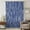 Blue, variant on Gray Lines Sheer Curtains 54 Inches Long, Vintage Wave Stripes Texture Simple Light Filering Curtains, Breathable Simi Curtain Privacy Drapes for Kitchen Bathroom Lightweight Small Window Treatment