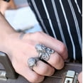 thumbnail image 5 of Octopus Handmade Sterling Silver Men Ring, Octopi Animal Biker Ring, Octopus Animal Silver Men Jewelry, Sea Animal Gothic Ring, Ring For Men, 5 of 5