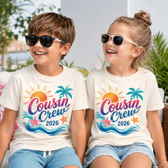 Cousin Crew Shirt, Custom Matching Family Shirts, Beach Cousin Vacation Shirt, Summer Family Reunion Outfit, Cousin Trip Gift 2026