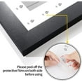 thumbnail image 4 of 8.5 x 14 Picture Frame Black, Legal Paper Size Wood Poster Frame with High Definition Plexiglass, Horizontal or Vertical Wall Certificate Frame Suitable for Legal Sized Document, 1pc, 4 of 7
