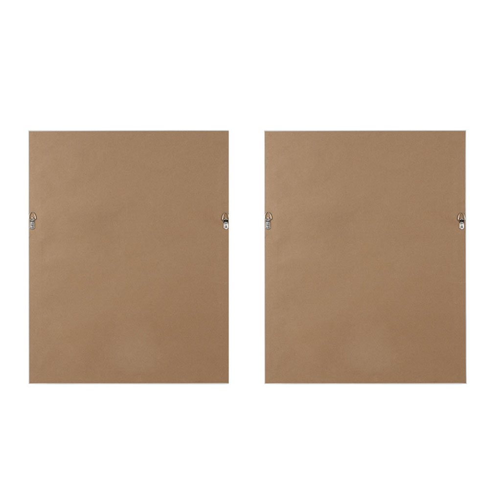 MAYEERTY Wavy Texture Diptych 2-Piece Framed Canvas Wall Art Set