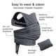 thumbnail image 4 of Boppy ComfyFit Adjust Baby Carrier – 8-35lbs, Heathered Gray – Hybrid Baby Carrier Newborn to Toddler with Adjustable Straps & Comfort of A Baby Wrap, 4 of 5