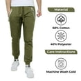 thumbnail image 3 of Galaxy by Harvic Fleece Elastic Waistband 60% Cotton, Sweatpants (Men’s), 3 of 4