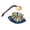 Blue, variant on 17In Spring Porch Goose Outfit Set, Pack Of 2 (1 Hat 1 Dress), Vibrant Pink & Green Tulip Patterned Decorative Clothing, Colorful / Vibrant Design Festive Ornament For Home Porch, Lawn, Yard &