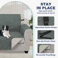 thumbnail image 2 of GPED Reversible Sofa Cover, Water Resistant Couch Cover with Elastic Straps, Triple-Layer Durability Couch Covers For Dogs, Kids, Machine Washable & Dry Clean Furniture Protector for Pets, Sofa, 2 of 8