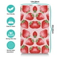 thumbnail image 5 of Dog Food Mat 16x24 Inch Pet Feeding Mat with Cute Strawberry Print, Durable Absorbent Waterproof Non-Slip Mat for Dogs and Cats, Quick Dry, Easy Clean Fresh Summer Berry Design, 5 of 6