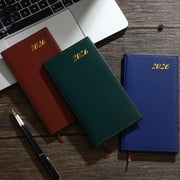 2026 Weekly/Monthly Appointment Book and Planner, Weekly Planing Handbook, 12 Months, January to December, Vertical, Slim Size, 1 Pcs, 3.86 x 7.09