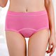 thumbnail image 3 of Gibobby Pantaletas para mujer Pantalones fisiológicos para mujer antes y después de la menstruación pantalones sanitarios triangulares antifugas laterales alargados(Rojo de la sandía,M), 3 of 4