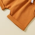 thumbnail image 7 of Kids Toddler Boys Shorts Set Casual Gentleman Top Shorts Short Sleeved Lapel T Shirt Top Shorts Suit Male Sport Style Solid Color Shorts Two Piece Clothes Set Summer Outfits,Size 3 Months 6 Months, 7 of 7