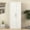 White, variant on 70.87" Tall Bedroom Cabinet / 6 Doors, Drawer & Shelf / Melamine MDF