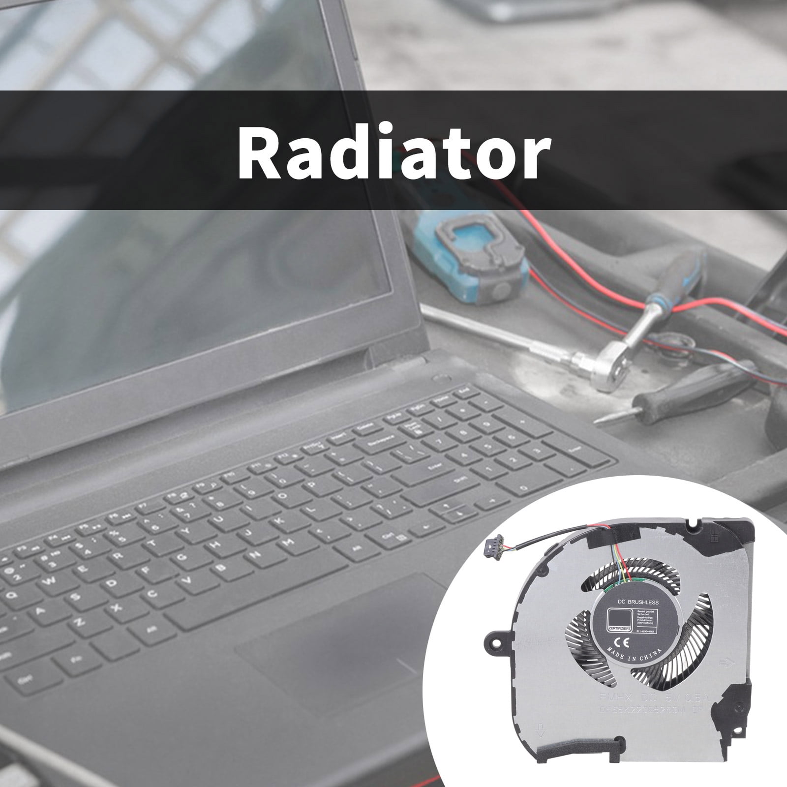 CPU GPU Fan Laptops Cooling Fan DC5V 4Pin 4wires Coolers for G7 7500 Laptops Part
