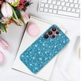 thumbnail image 6 of Compatible with Samsung Galaxy S23 Ultra Case, Glitter Sparkly Samsung S23 Ultra Phone Case with Slim Silicone Shockproof Protective Bumper Cover for Cute Girls Women (Blue), 6 of 13