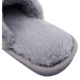 thumbnail image 3 of Zapatillas Mujer Invierno Cálido Zapatillas De Felpa Zapatillas Chanclas Planas Antideslizantes Interior / Exterior Adepaton LL-2310-2, 3 of 5