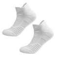 thumbnail image 2 of Socks Solid Color Thickening Men Running Football Basketball Short Socks for Sports, 2 of 13