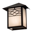 thumbnail image 2 of Meyda 196994 9 in. Seneca Ponte Wall Sconce - Craftsman Brown, 2 of 5