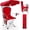 1pack Red, variant on Portable Camping Chair with Canopy - Folding Chair with Canopy, Durable 600D Oxford Canopy Chair for Camping, Beach, Picnics, Fishing & Sports