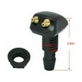 thumbnail image 2 of 2PCS Dual Holes Adjustable Car Windshield Washer Nozzles Wiper Water Spray Jet, 2 of 6