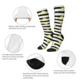 thumbnail image 6 of Daiia Sports Socks Lemon Printed Novelty Crew Socks for Men Women Knee High Socks Cotton Socks Soft & Breathable Support Unisex Socks, 6 of 9