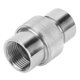 thumbnail image 5 of Conector de fuente, adaptador de fuente de montaje de conector recto de fuente de acero inoxidable Experiencia incomparable, 5 of 9