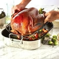 thumbnail image 4 of All-Clad Gourmet Accessories, Large Stainless Steel Nonstick Roaster with Rack, 13 x 16 inch, 4 of 12