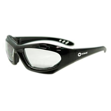 

Hobart Safety Glasses - Black Frame With Clear Lens