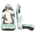thumbnail image 3 of Pofeuu Cute Raccoon Print Automotive Car Seat Covers Flat Cloth Full Set Seat Covers,Car Seat Covers front seats for Cars Trucks and SUVs(Two packs), 3 of 7