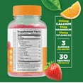 thumbnail image 4 of Lifeable Calcium Magnesium and Vitamin D Gummies – 90 Gummies, 4 of 7