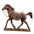 thumbnail image 2 of Figurita colección de estatuas de caballos, adorno de caballo pequeño, escultura artística, adorno para decoración de escritorio, librerías para sala Estilo B BLESIY Estatuilla de caballo, 2 of 8