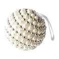 thumbnail image 2 of Rhinestone Pearl Christmas Ornament,Bling Glitter Hanging Decor,Elegant Sparkling Xmas Tree Mantel Window Holiday Decor,C, 2 of 7