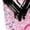 Pink, variant on LWavelet Mens Heart Print Lounge Pants Elastic Waist Soft Sleep Pants White 2XL