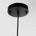thumbnail image 4 of YANSUN Modern Pendant Light Fixtures, Matte Black E26 Base with Clear Seeded Glass Shade for Bar, Dining Room, Bedroom, Living Room, 2 Pack, 4 of 8