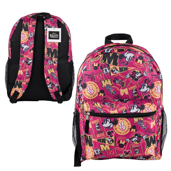 Minnie Mouse Allover Print 16 inches Backpack