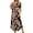 1-Khaki, variant on Casual Summer Short Sleeve T-Shirt Maxi Dress Fashion Printed V-Neck Loose Flowy Hem Sundress with Pockets Soft Comfortable Beach Vacation Tunic Dresses 6-Bronze L