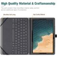 thumbnail image 2 of Folio Case for 10.1" Lenovo Chromebook Duet 2 in 1 Tablet CT-X636 - Premium PU Leather Stand Cover with Auto Sleep/Wake, Compatible with Type Cover Keyboard, 2 of 7