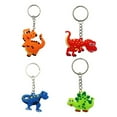 thumbnail image 4 of AOOOWER 12Pcs European and American Dinosaur Keychain Party Gifts PVC Crafts Car Pendant, 4 of 8