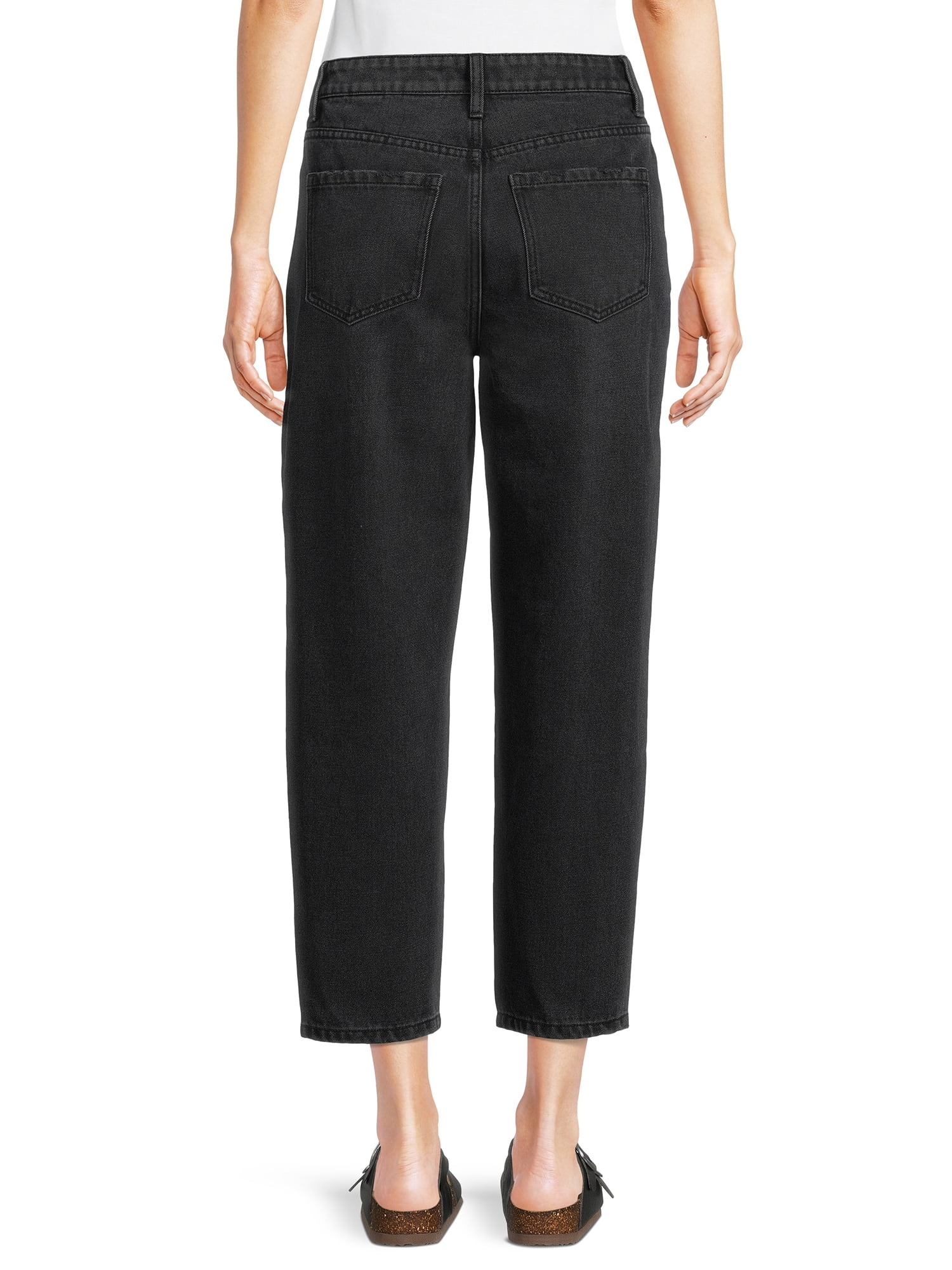 Time and Tru Women's Barrel Jeans