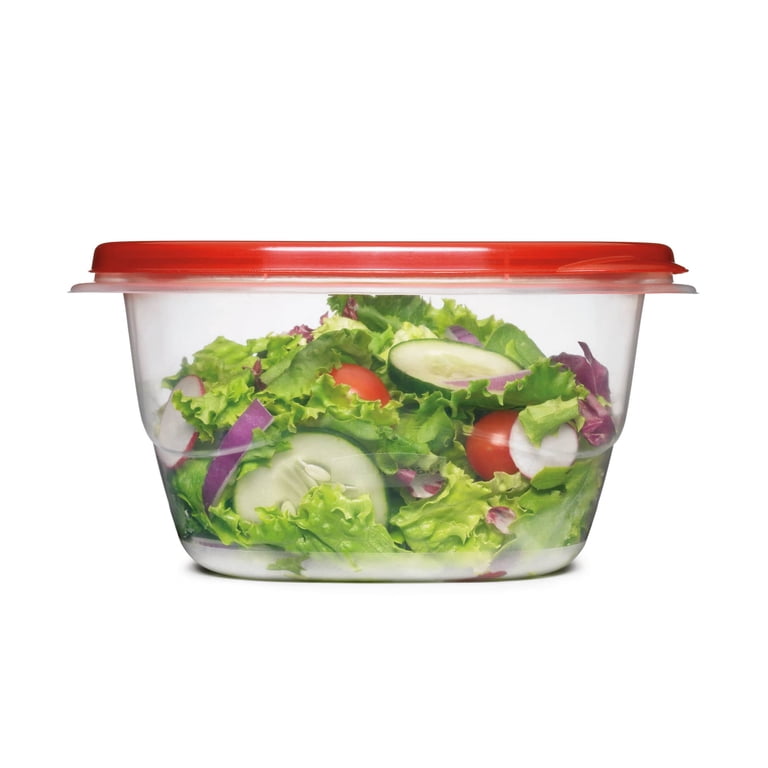 Rubbermaid TakeAlongs Deep Square Food Storage Set, 4-Pack photo 8