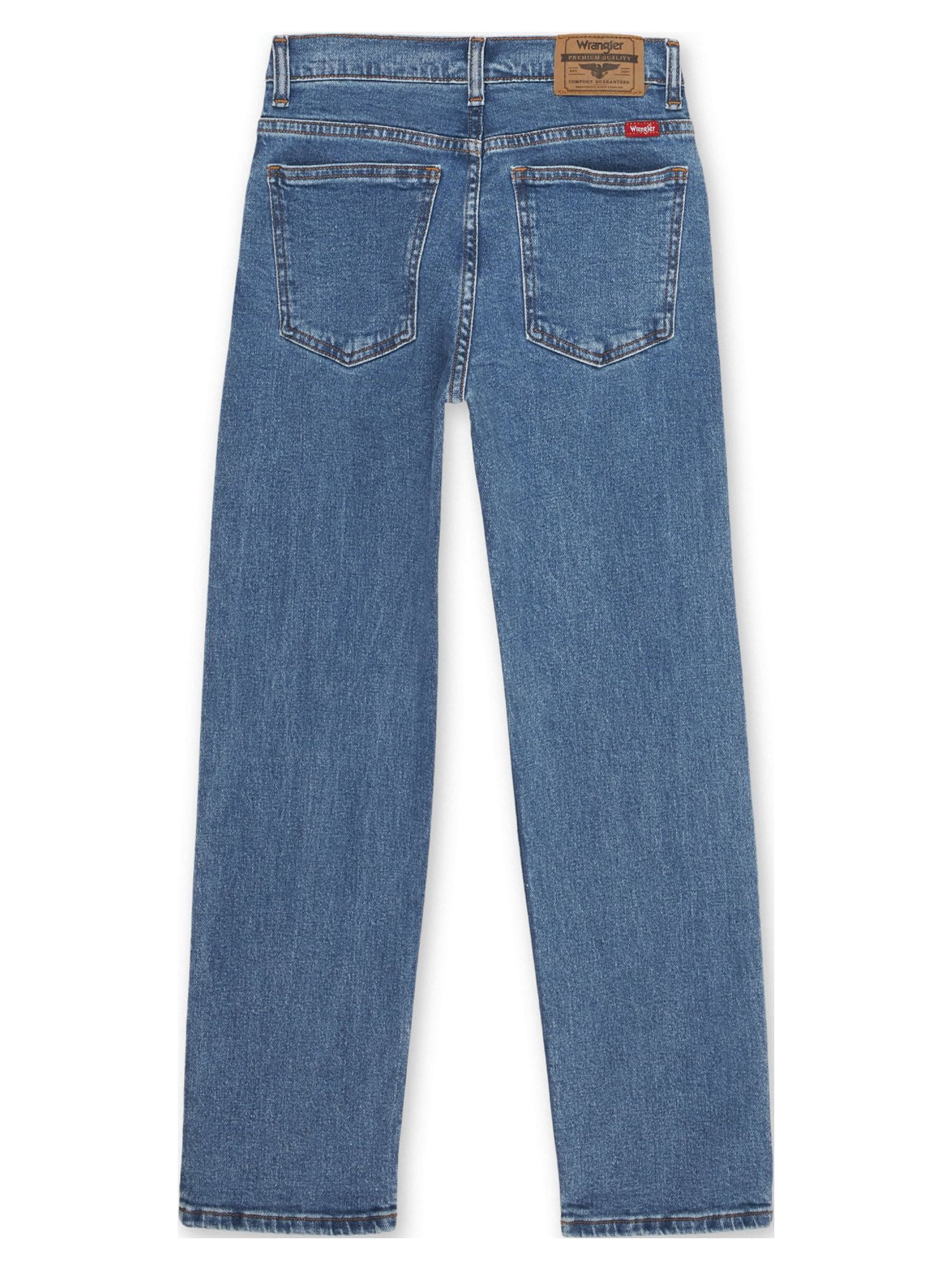 Wrangler Boys Straight Fit Jean, Sizes 4-18 Regular, Slim, Husky