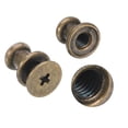 thumbnail image 3 of 24 piezas de perillas redondas mini de 0.23'' x 0.3'', tiradores pequeños para cajones, manijas de armario, bronce, 3 of 6